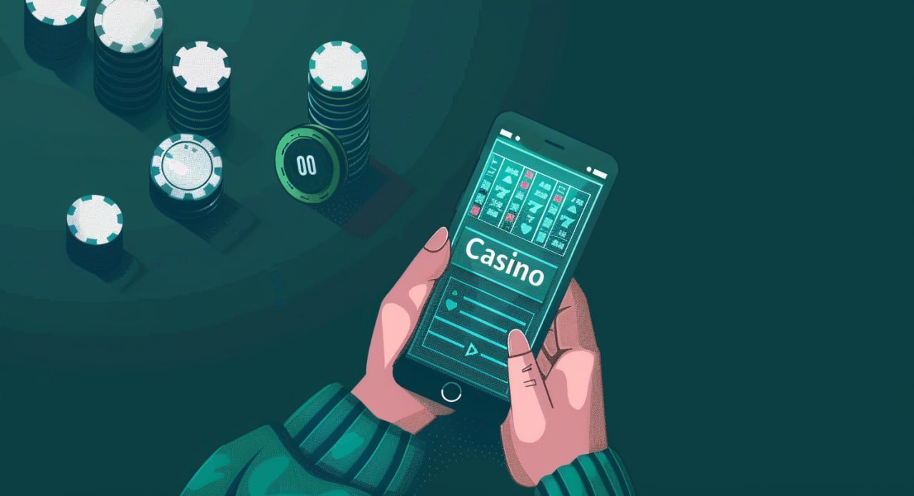 Ilustrasi permainan kasino online di bel4d dengan antarmuka mobile friendly